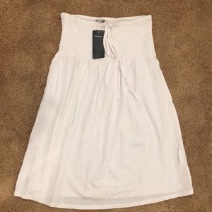 “Terranova”(Italy),plain white mini dress💯cotton